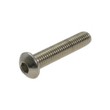 M6 x 50mm Button Head Bolts (Stainless Steel)